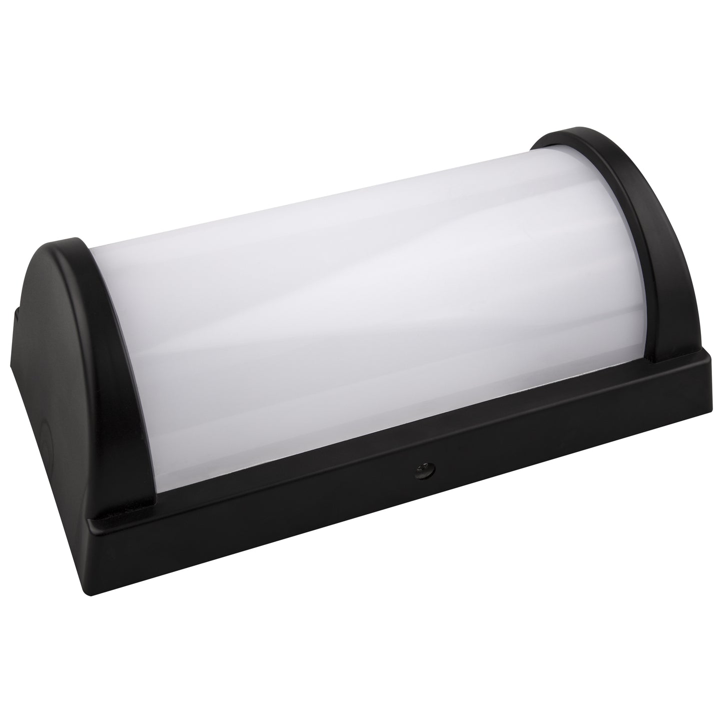 LÂMPADA DE PAREDE LED PRETO RETANGULAR MATEL IP65 20W FRIO