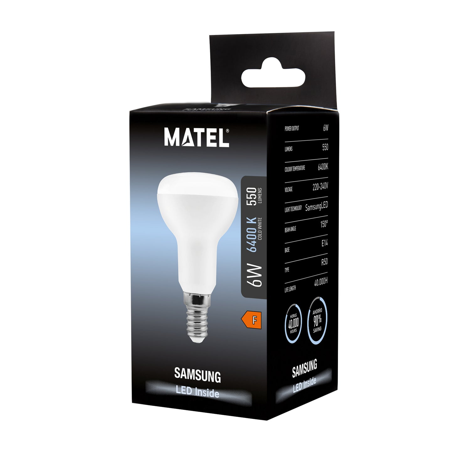 LÂMPADA DE LED REFLECTORA SAMSUNG E14 R50 6W