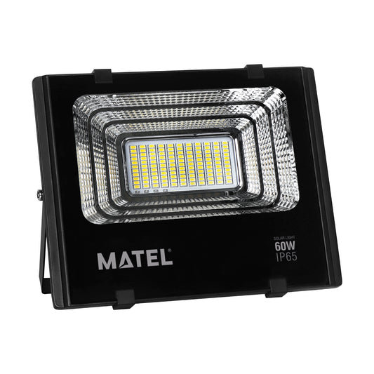 PROJETOR DE LED SOLAR RECARREGÁVEL 10-60W FRIO