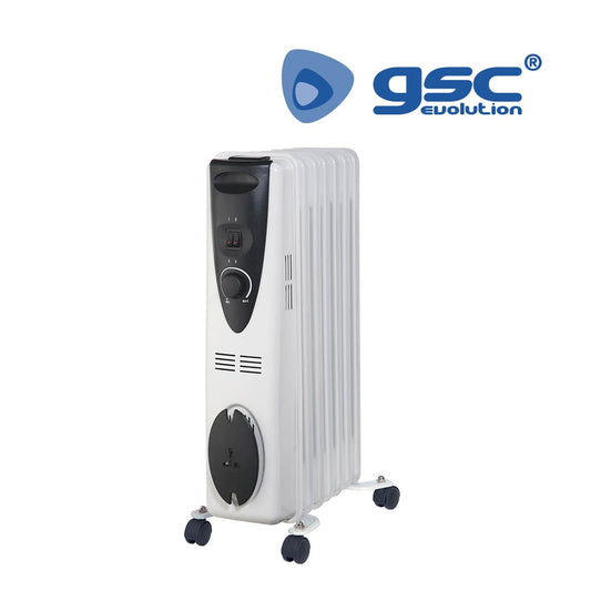 Radiador de óleo 7 elementos máx. 1500 W