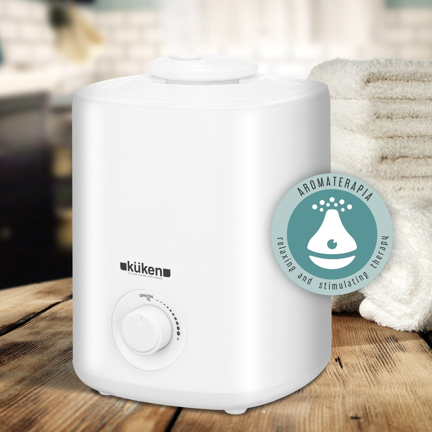 KÜKEN 20W 2,5L HUMIDIFICADOR E AROMATIZADOR DE AR