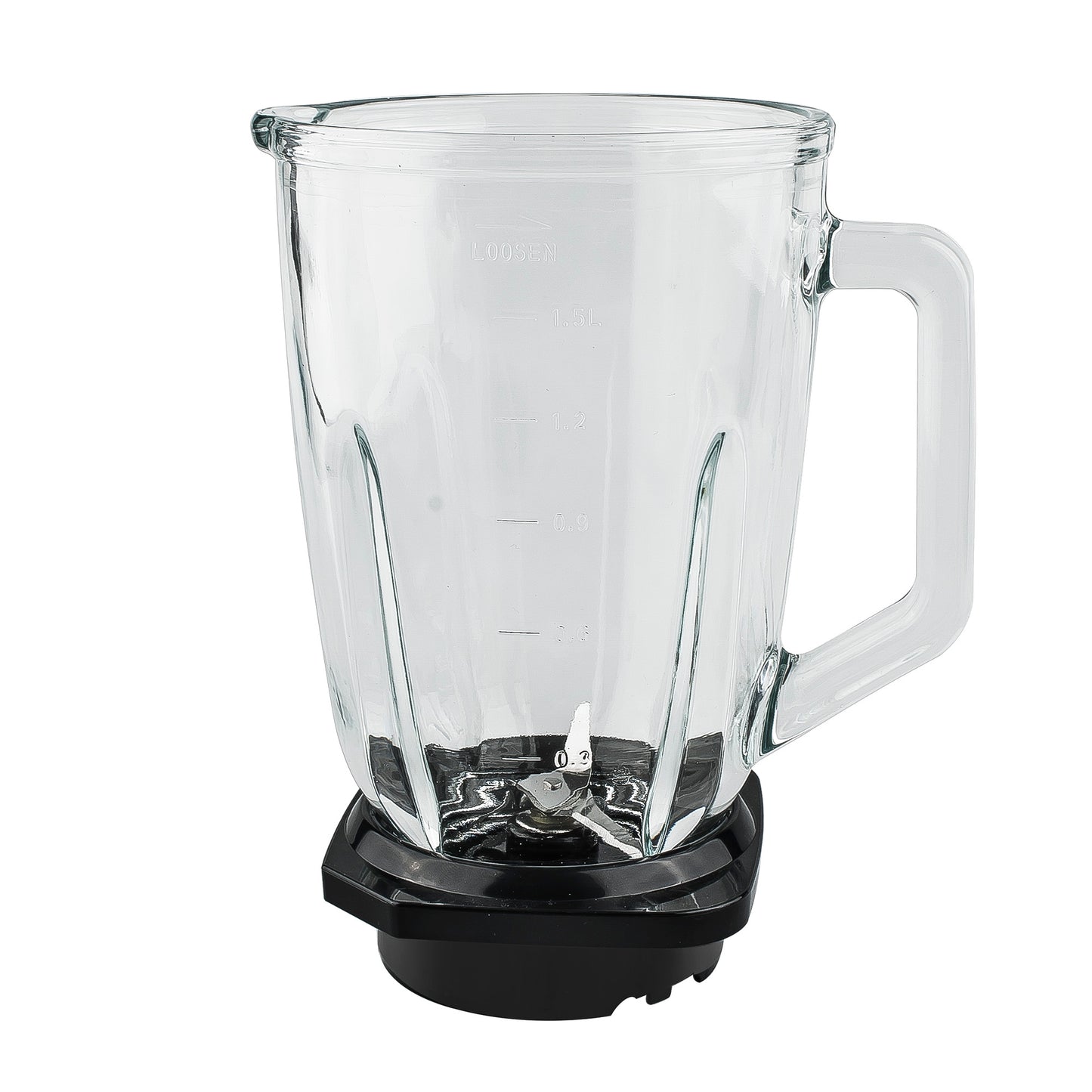 LIQUIFICADORA KUKEN DE VIDRO CRISTAL VERMELHO 1000W 1.5L