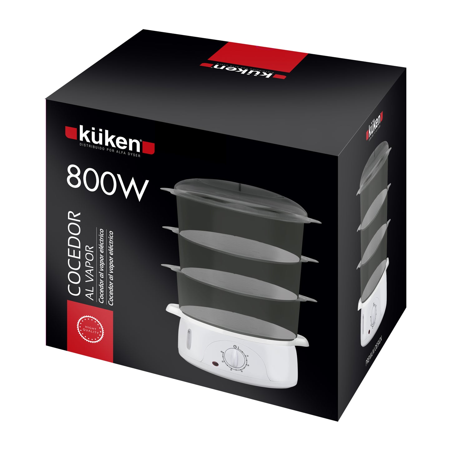 FOGÃO A VAPOR ELÉTRICO KUKEN 800W