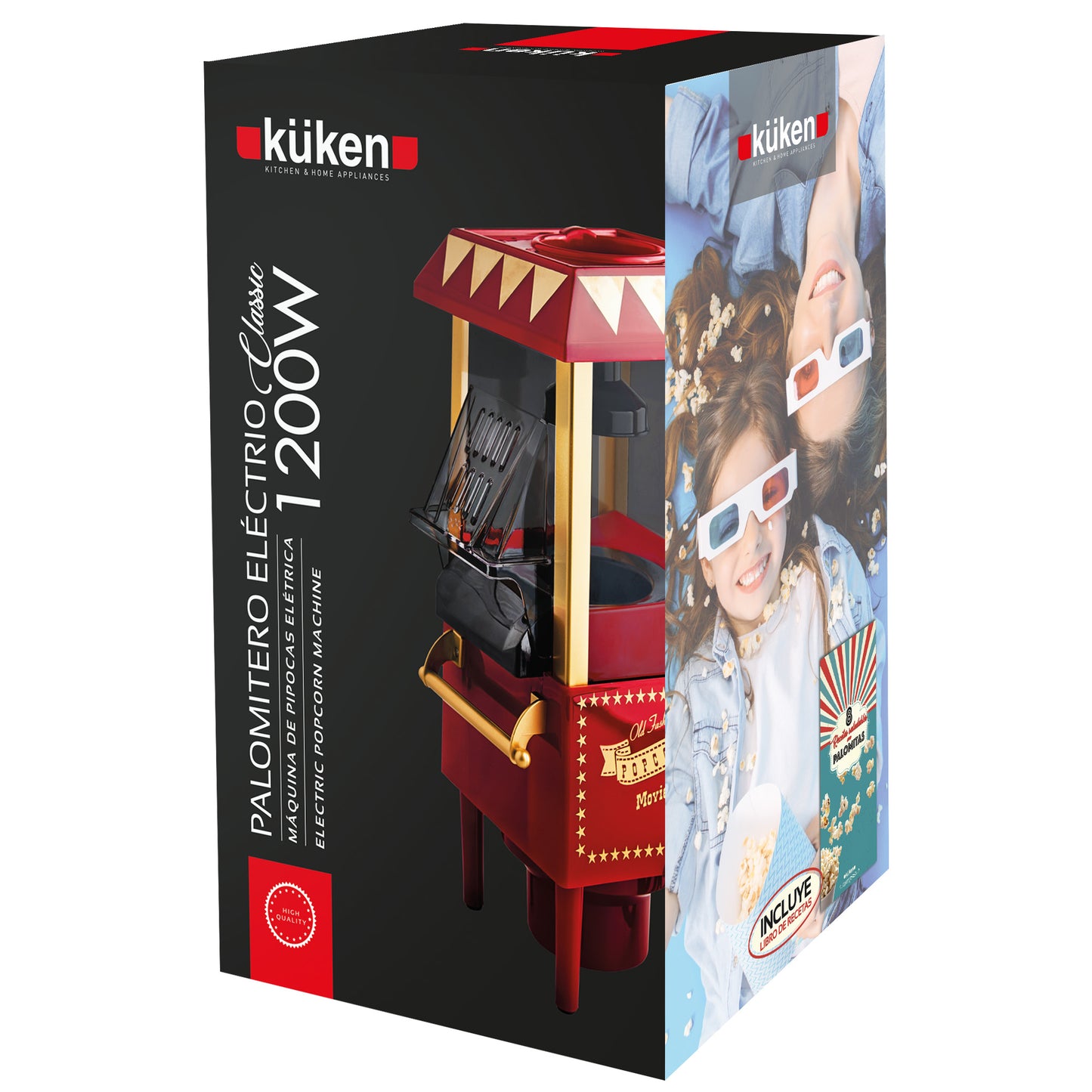 PIPOCA ELÉTRICA CLÁSSICA KÜKEN 1200W