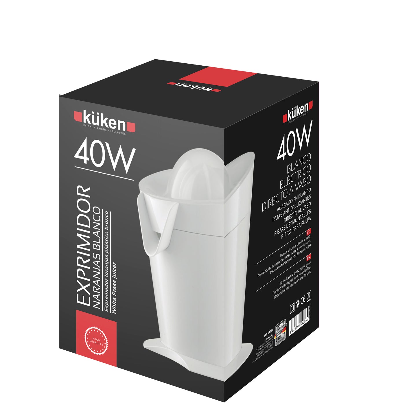 ESPREMEDOR DE LARANJA SEM TANQUE 40W KÜKEN