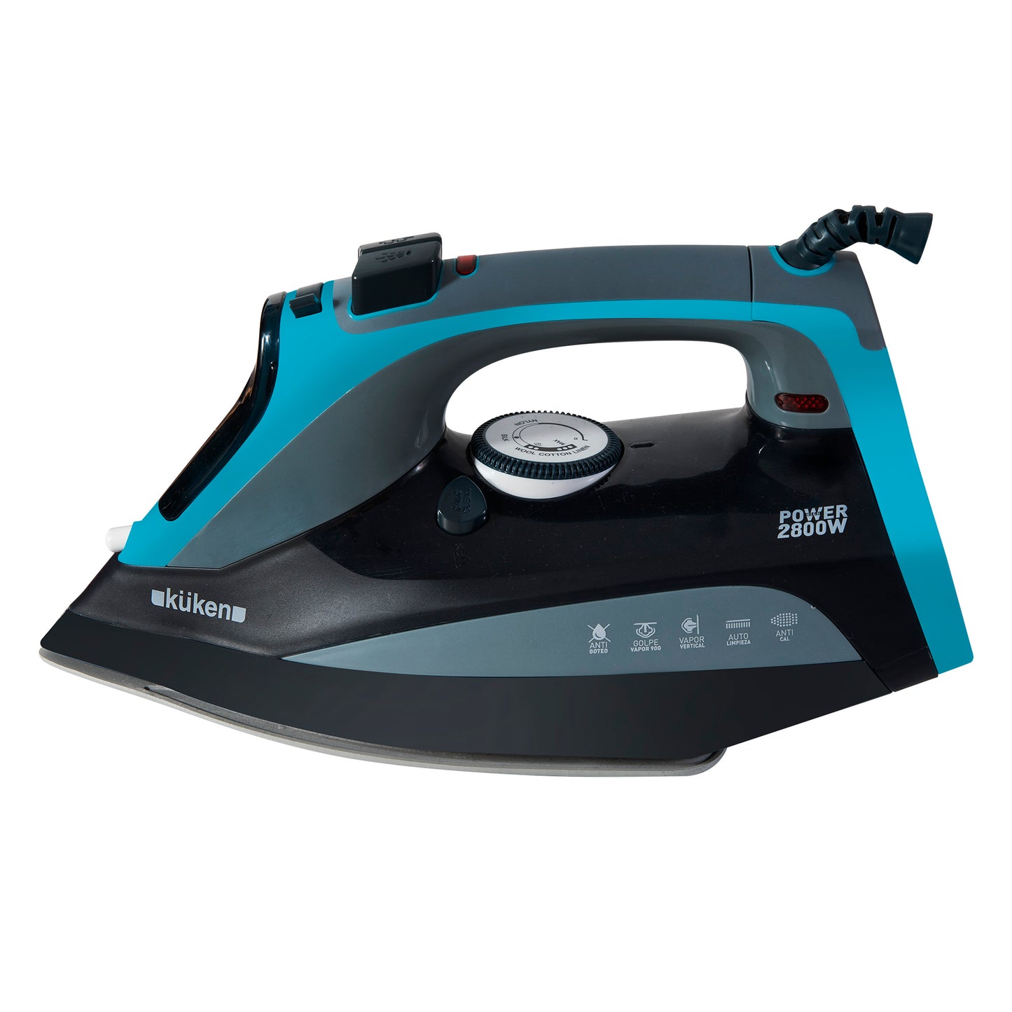 FERRO A VAPOR KÜKEN COM SOLA CERÂMICA 2800W