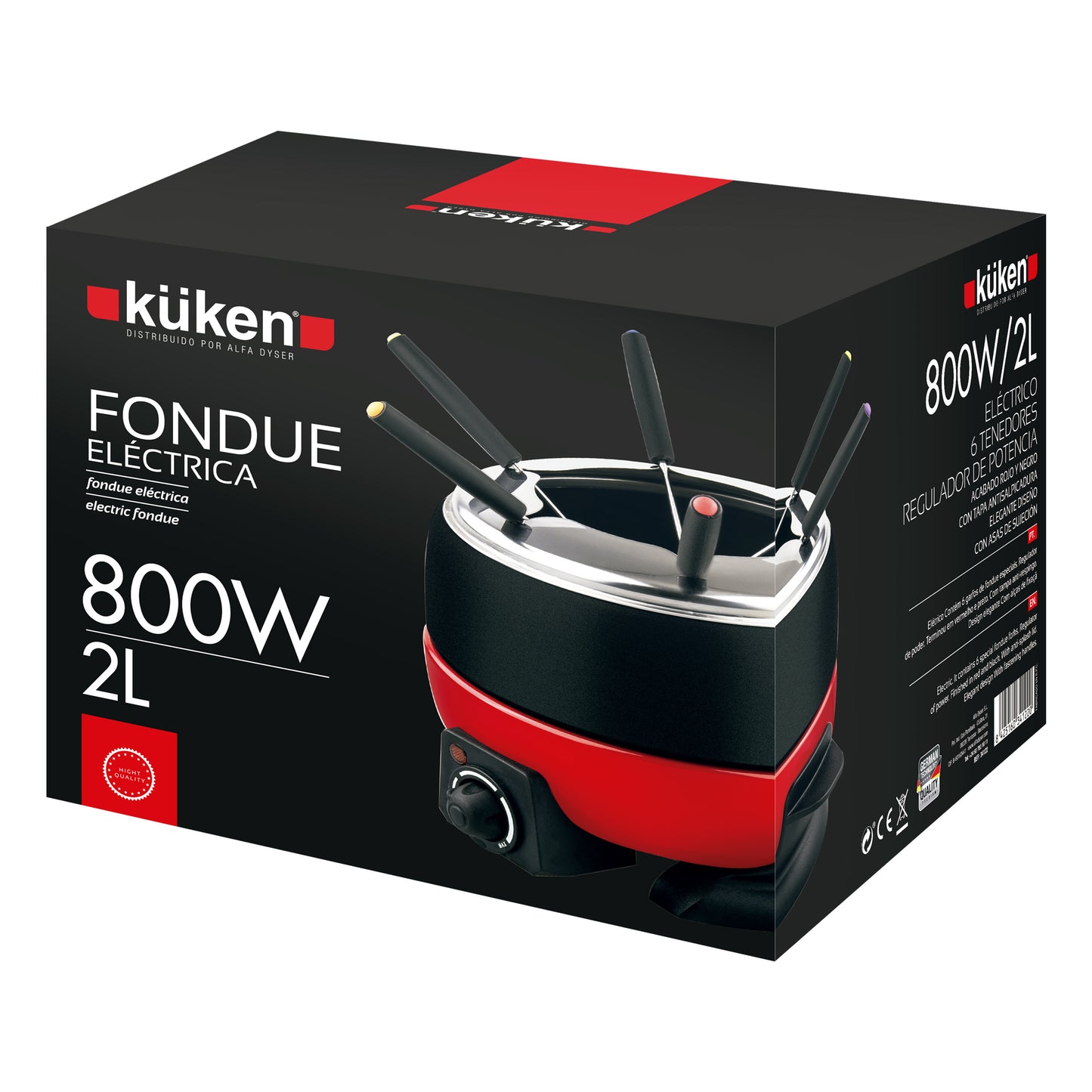 FONDUE ELÉTRICA 800W 2L