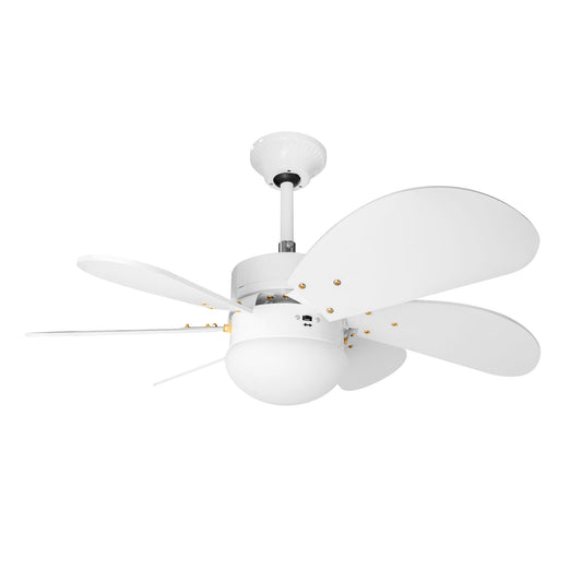 VENTILADOR DE TETO COM LUZ KÜKEN 50W BRANCO