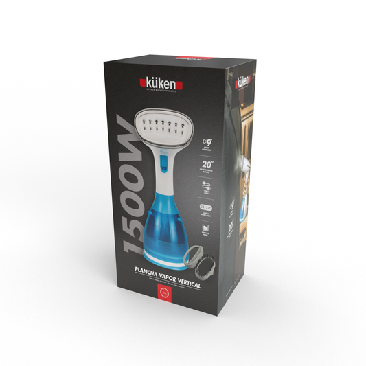 FERRO A VAPOR VERTICAL KUKEN 1500W