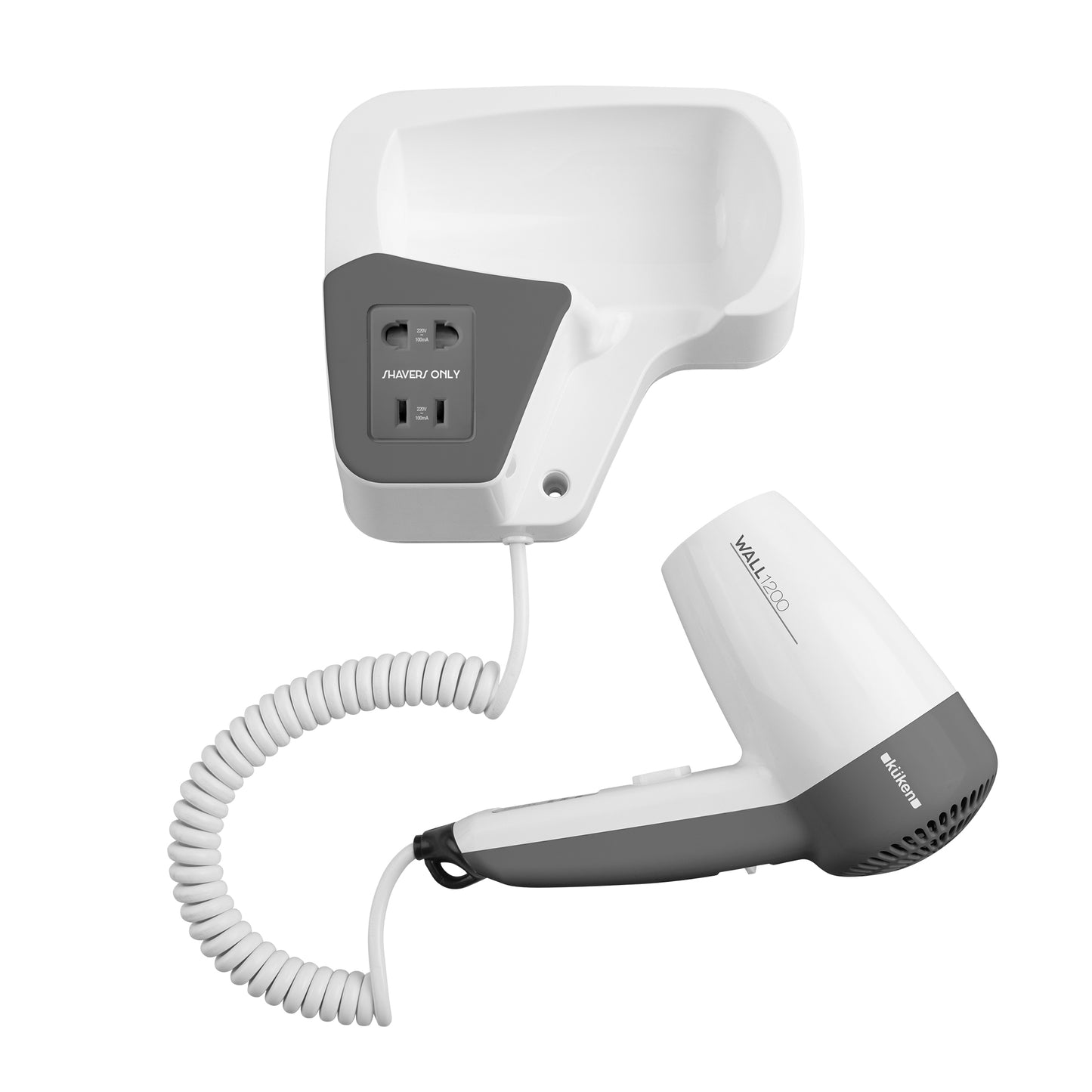 SECADOR DE CABELO DE PAREDE 1200W KÜKEN