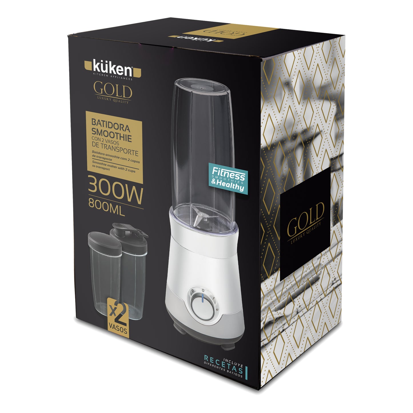 SMOOTHIE MIXER 300W 2 COPOS 800ML KÜKEN