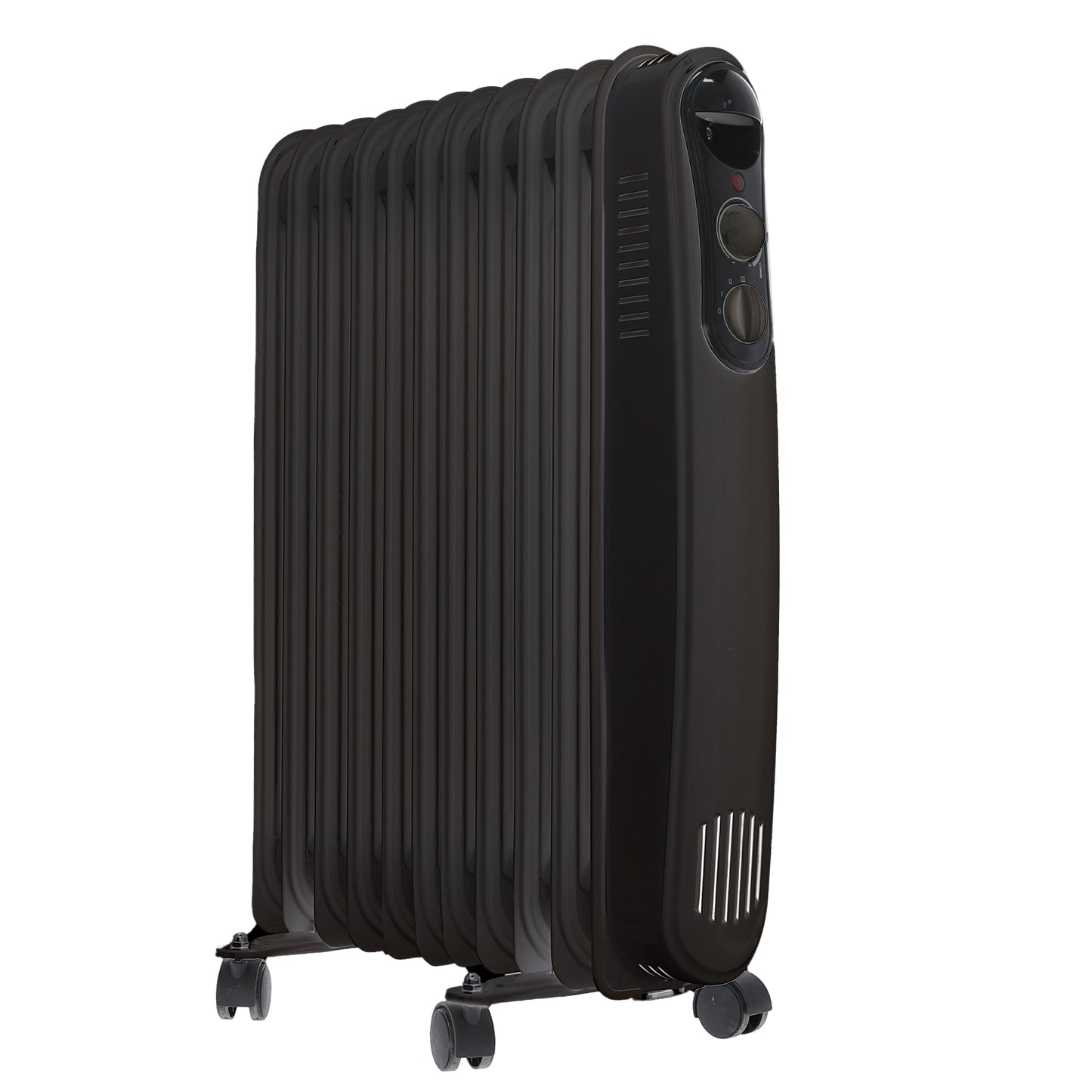 RADIADOR DE ÓLEO PRETO DE 11 ELEMENTOS DE 2500W