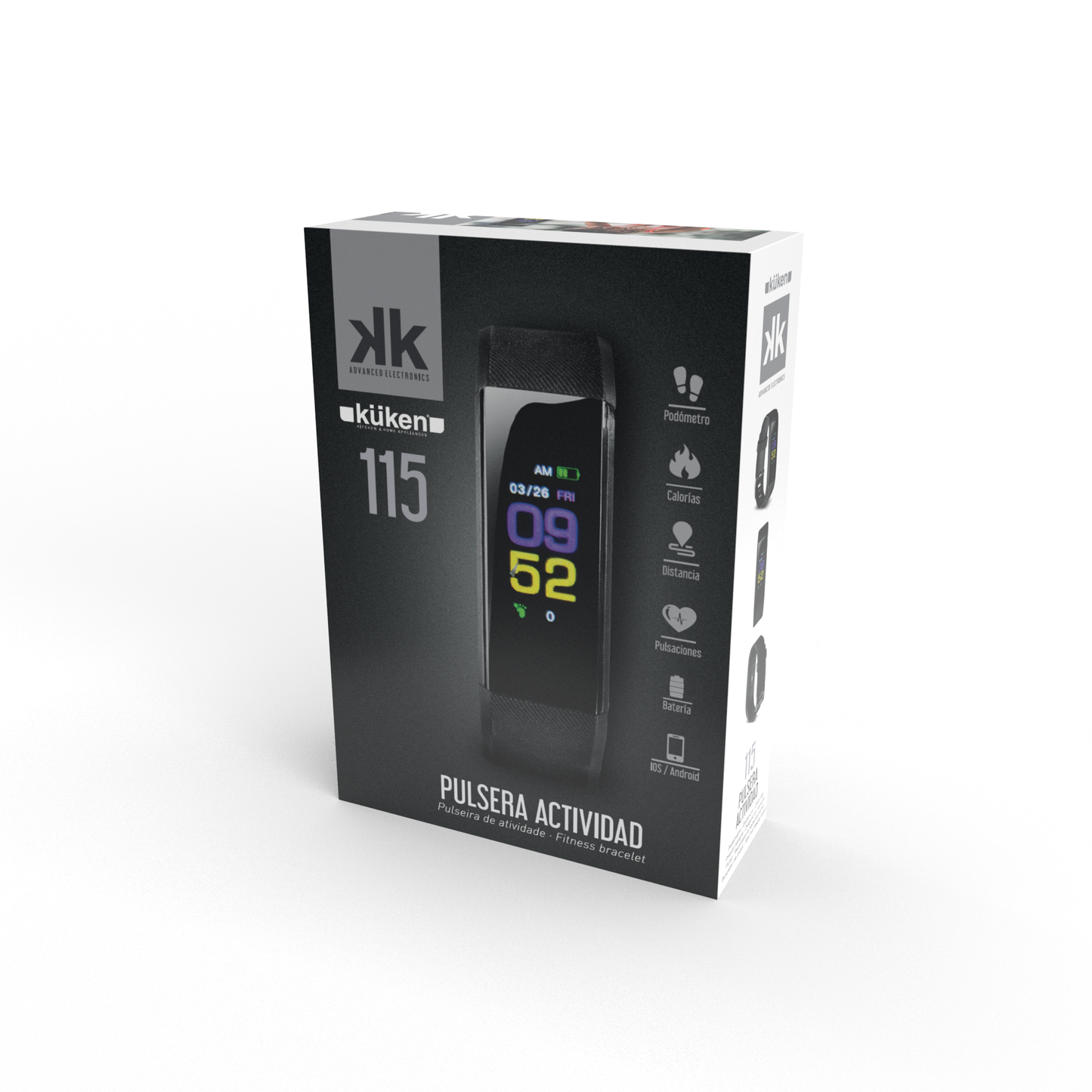 RELÓGIO DE PULSO ATIVIDADE 115 KÜKEN