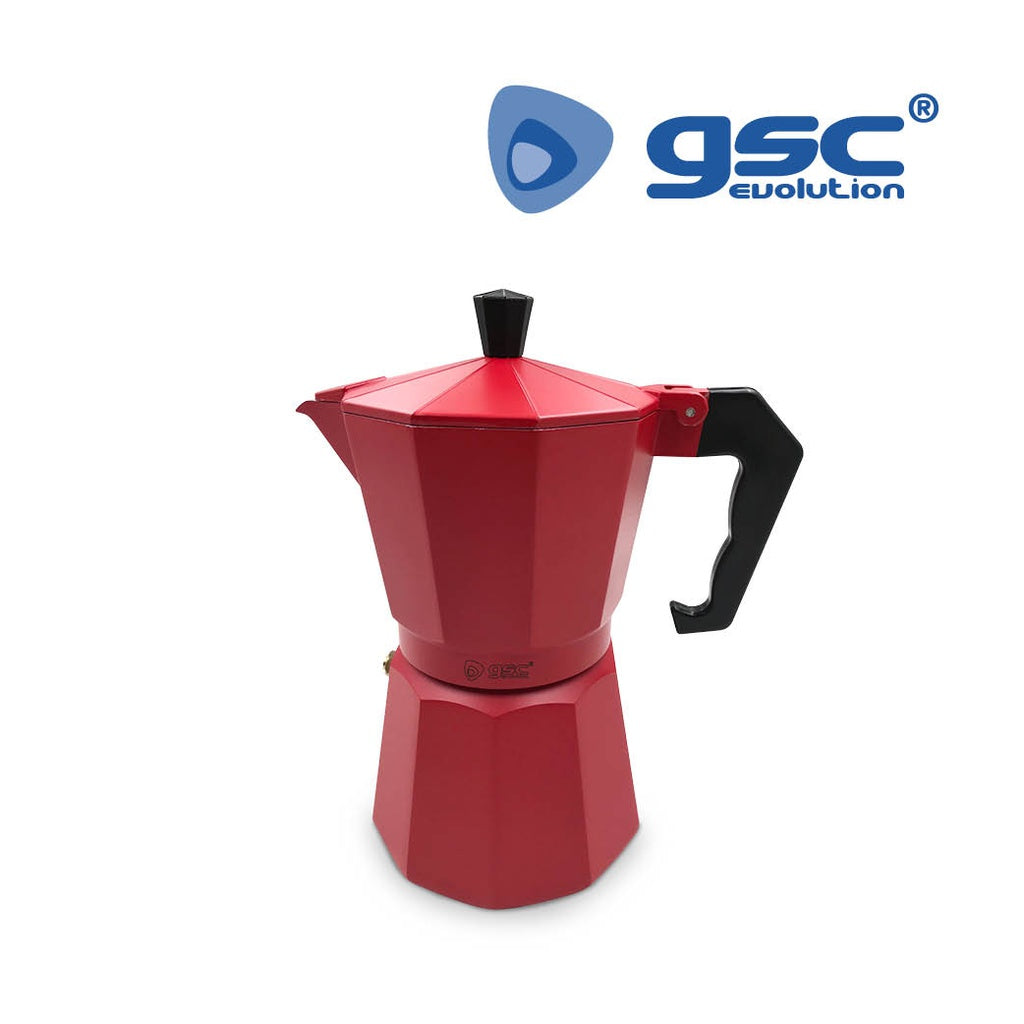 Cafetière Kalossi 9 tasses Rouge