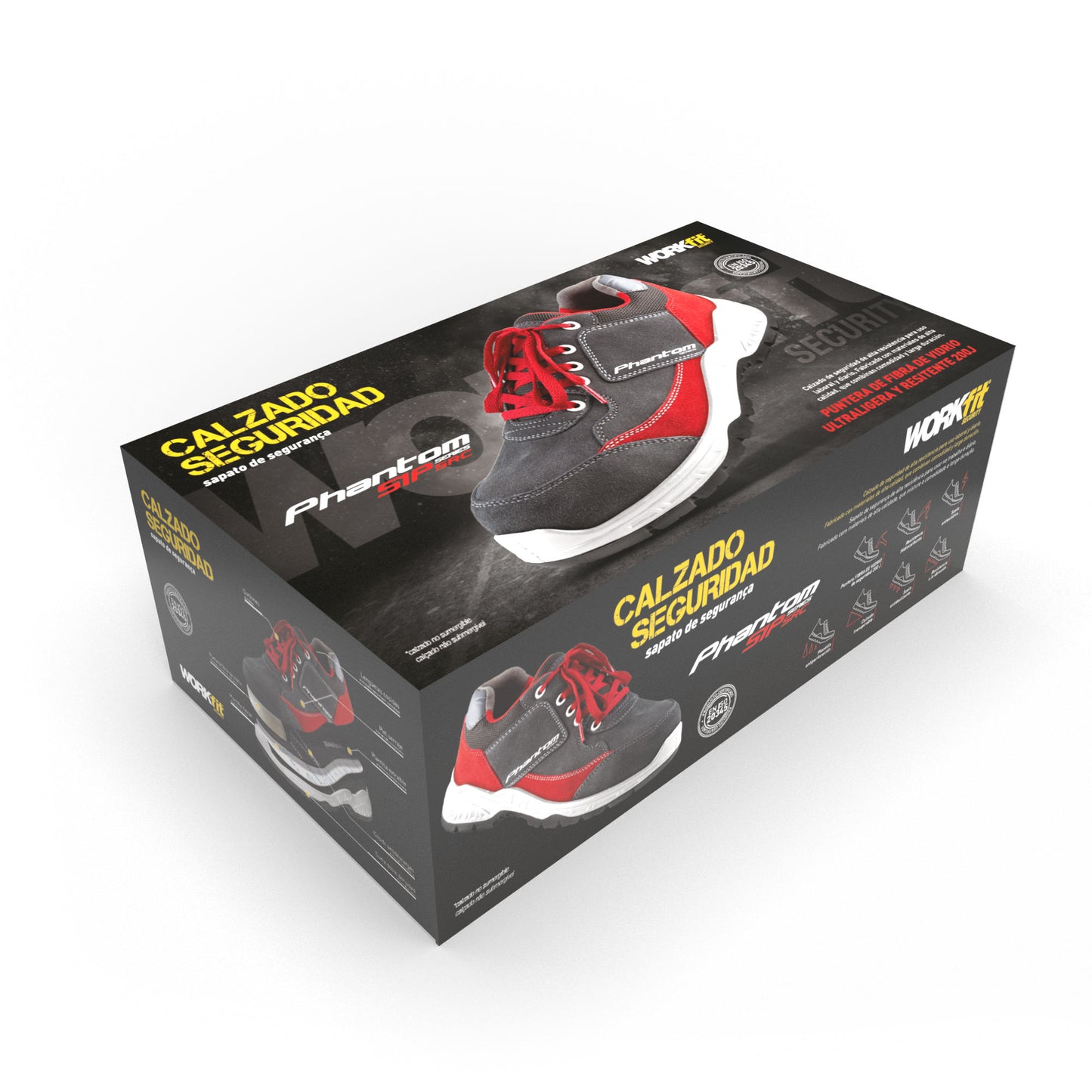 ZAPATO SEGURIDAD WORKFIT PHANTOM S1P SRC Nº 37 - 47