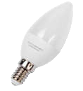 LÂMPADA LED E14 6W 450LM 6000K LUZ FRIA 230V AC