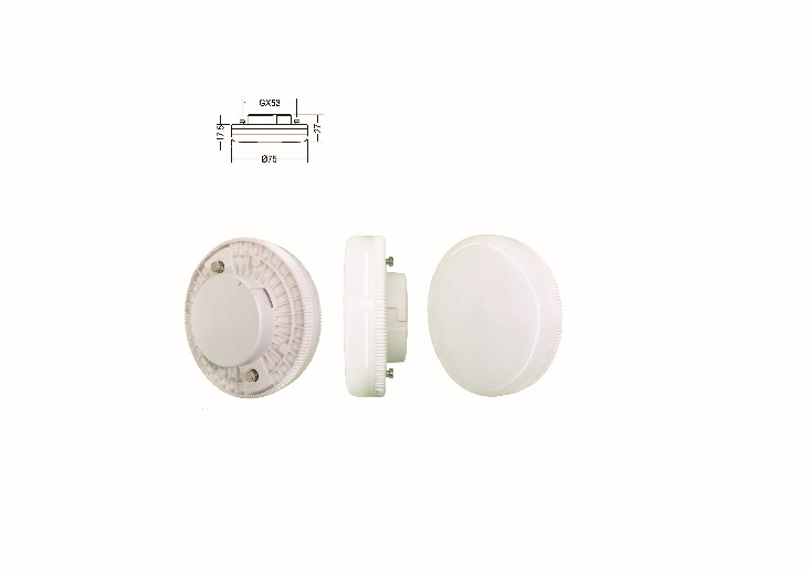 LÂMPADA LED GX53 6W 400LM 4000K 230V AC