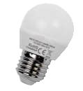 LÂMPADA LED E27 4W 250LM LUZ QUENTE 3000K 230V AC