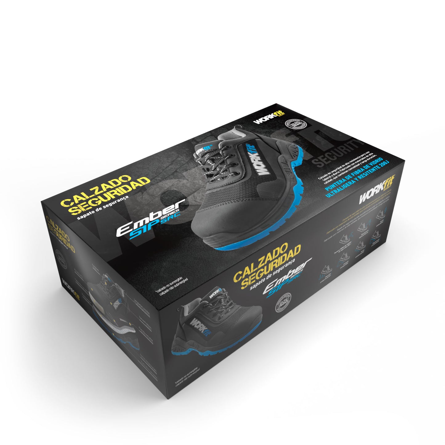 CHAUSSURES DE SÉCURITÉ WORKFIT EMBER S1P SRC Nº36 - 47