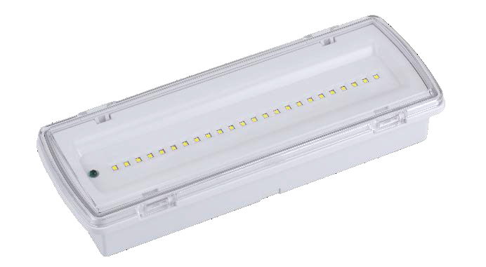 ARMADURA DE EMERGÊNCIA 5W 180LM BRANCO QUENTE 4000K 230V AC