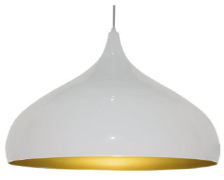 CANDEEIRO " MEIA BOLA BRANCA "