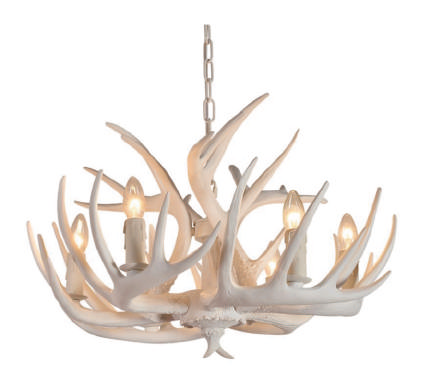 "HORNS" LAMP - WHITE