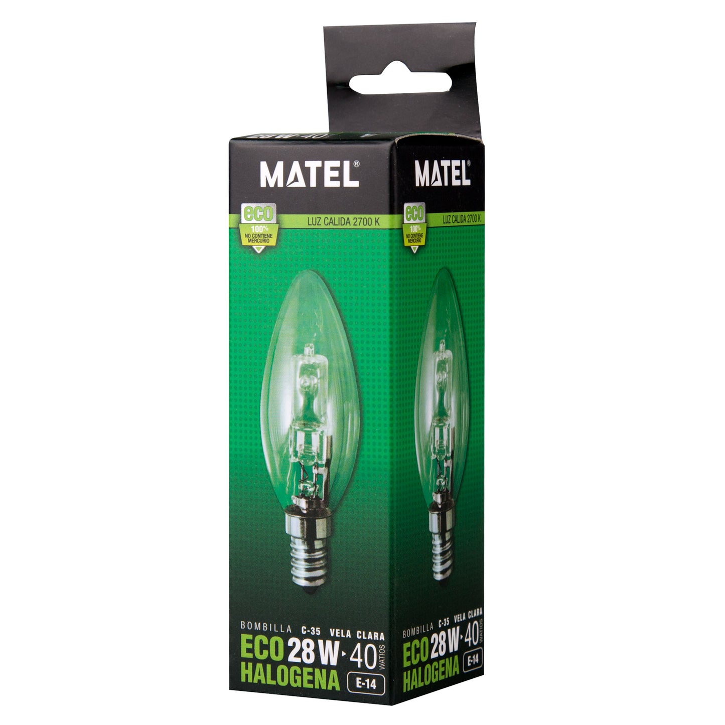 LAMPADA ECO HALOGÉNIO VELA 28W 42W