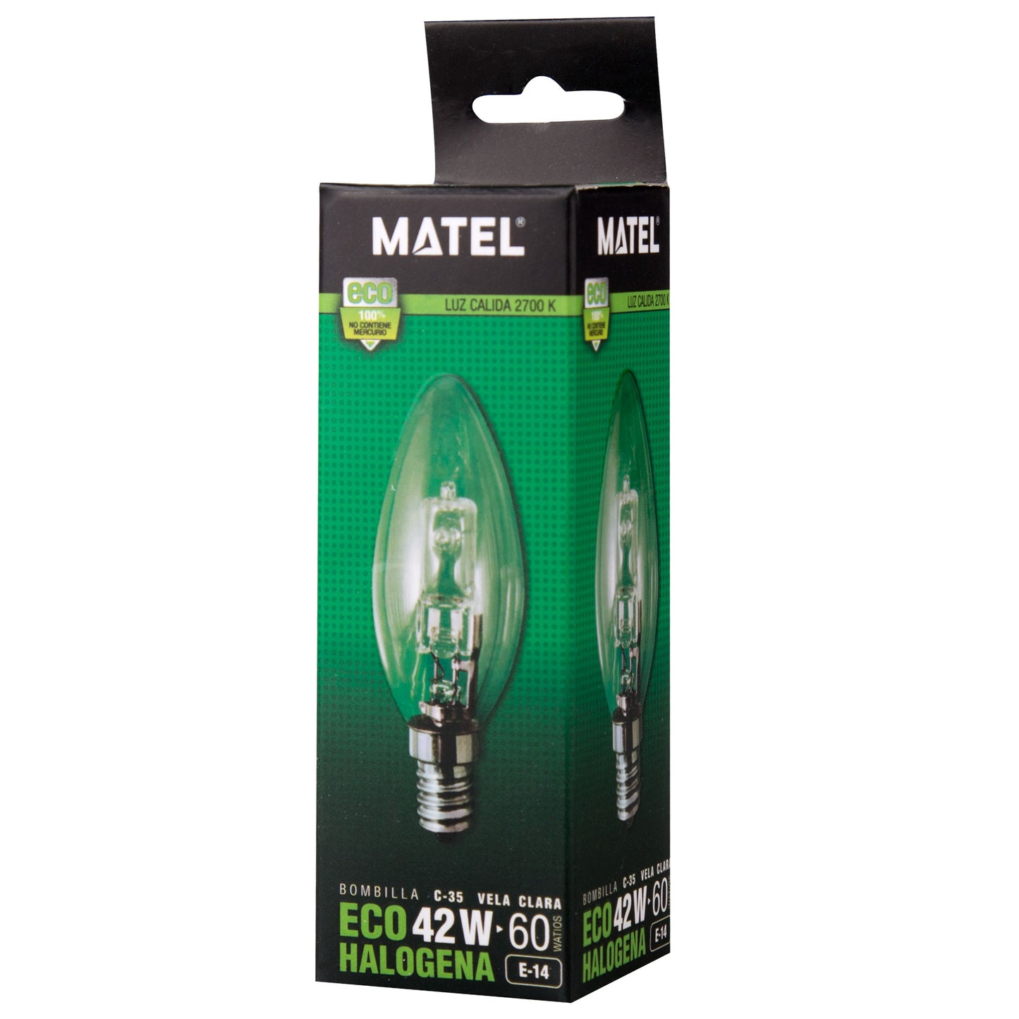 LAMPADA ECO HALOGÉNIO VELA 28W 42W