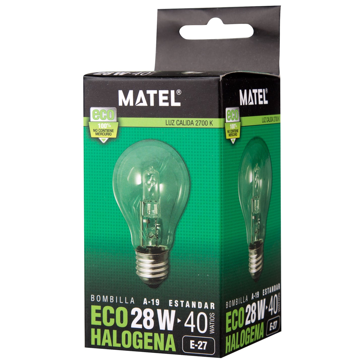 LAMPE HALOGÈNE ECO E27 28W 42W 70W 100W TRANSPARENTE 125 / 230 V AC