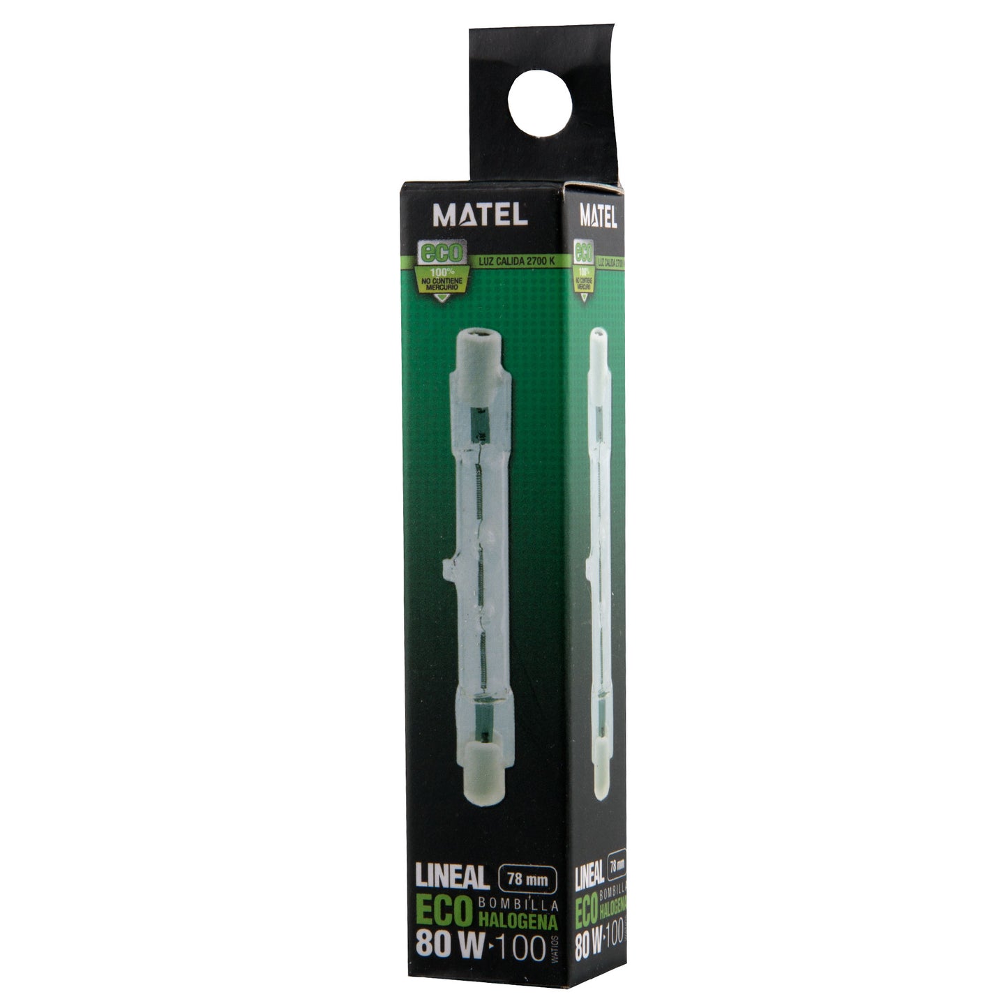 LAMPADA LINEAR ECO HALOGÉNIO 78MM / 118MM 80W 120W 160W 200W 230W 400W 2700 K