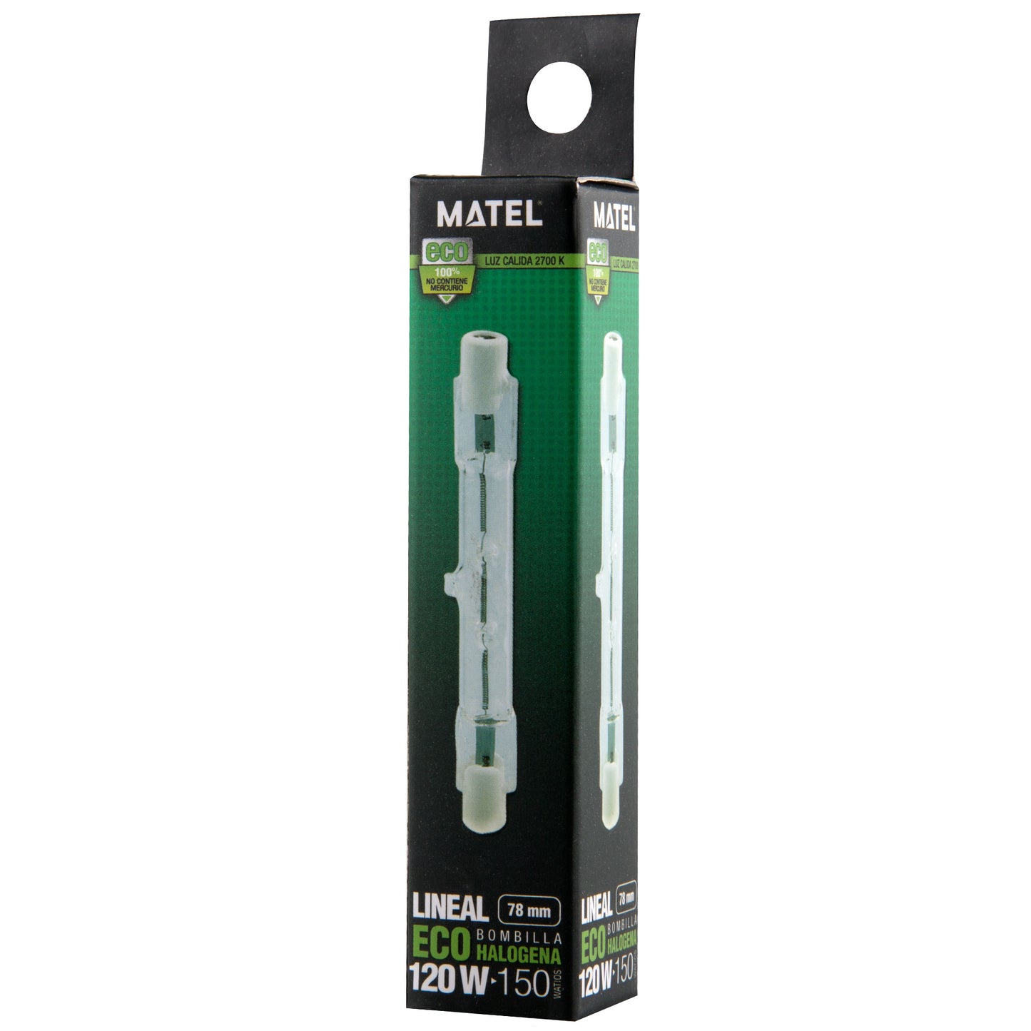 LAMPADA LINEAR ECO HALOGÉNIO 78MM / 118MM 80W 120W 160W 200W 230W 400W 2700 K