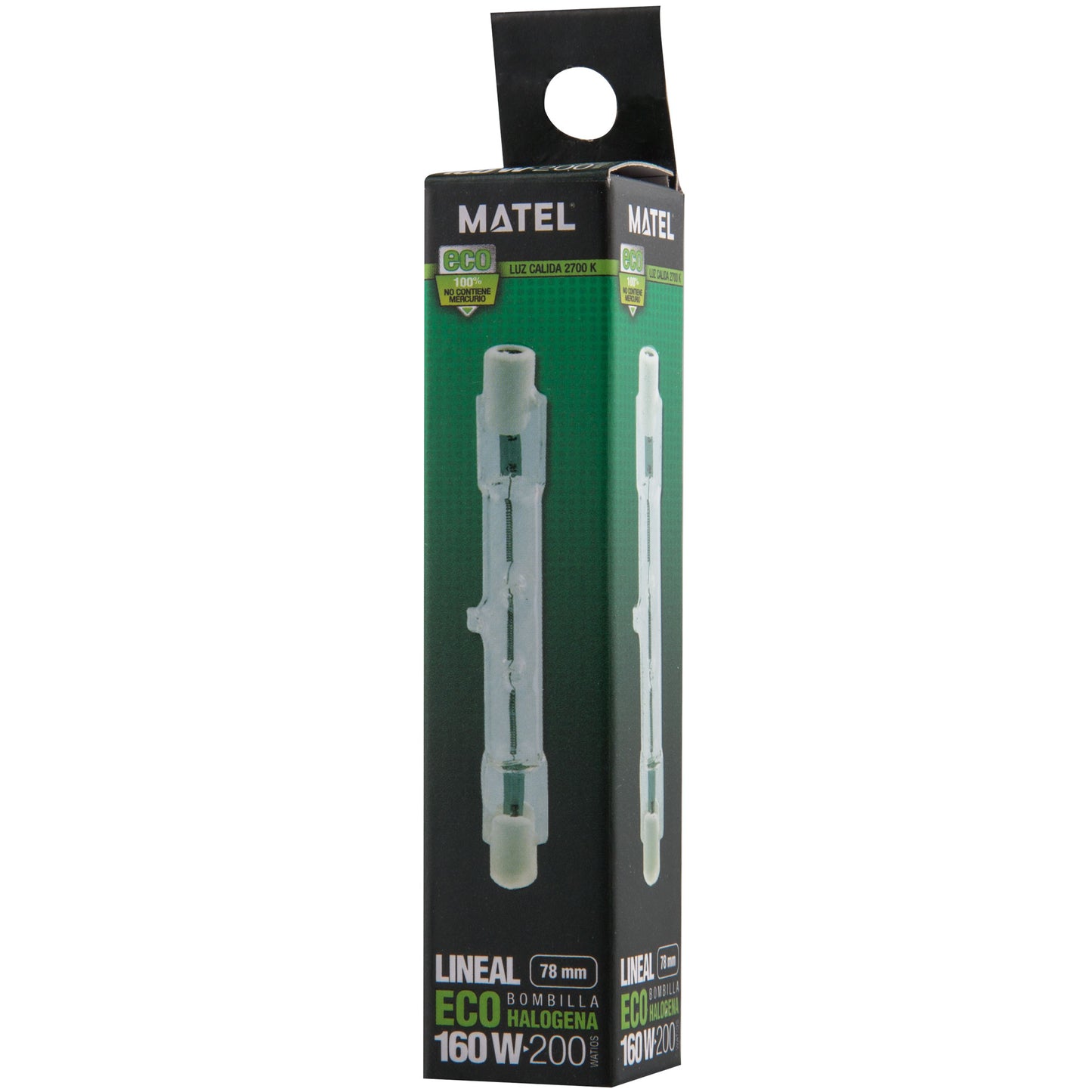 LAMPADA LINEAR ECO HALOGÉNIO 78MM / 118MM 80W 120W 160W 200W 230W 400W 2700 K