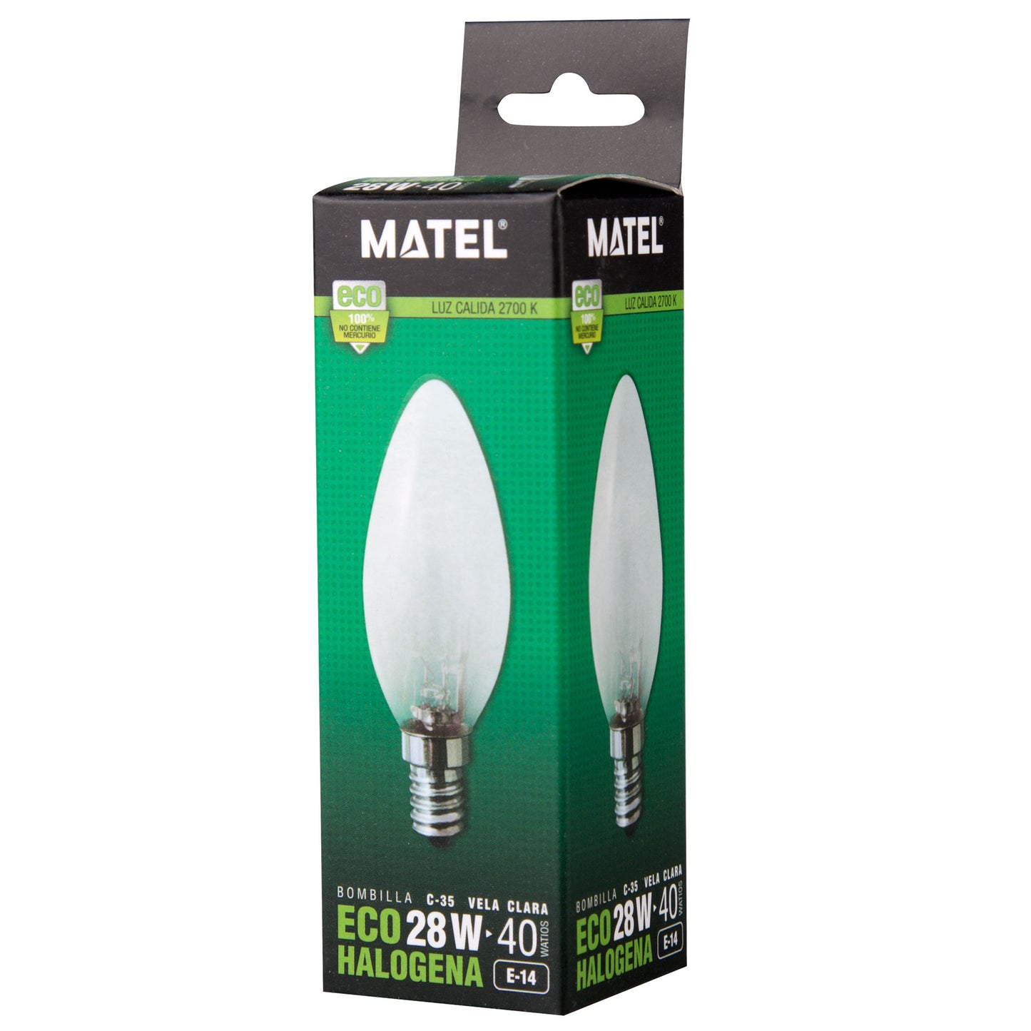 LAMPADA ECO HALOGÉNIO VELA 28W 42W