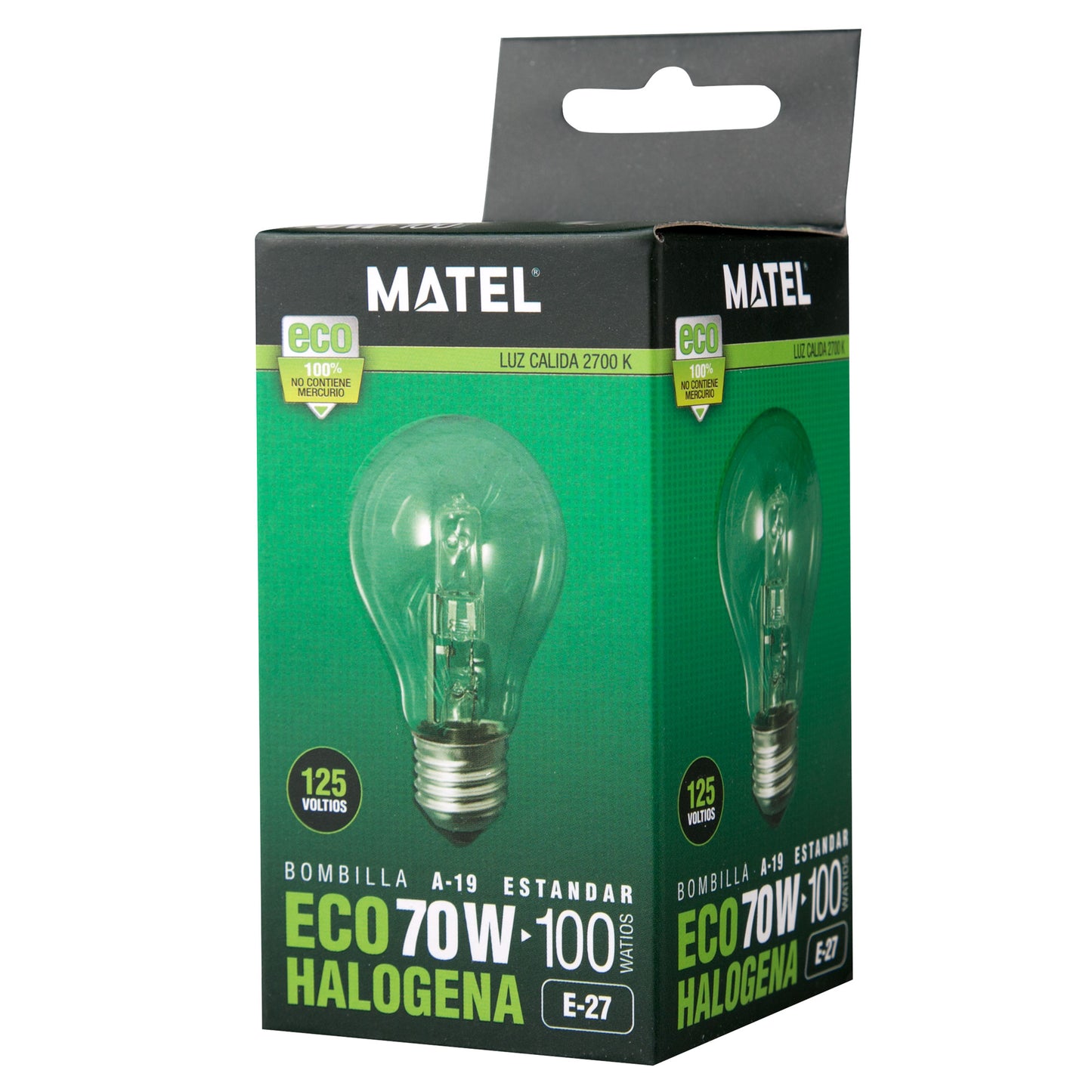 LAMPE HALOGÈNE ECO E27 28W 42W 70W 100W TRANSPARENTE 125 / 230 V AC