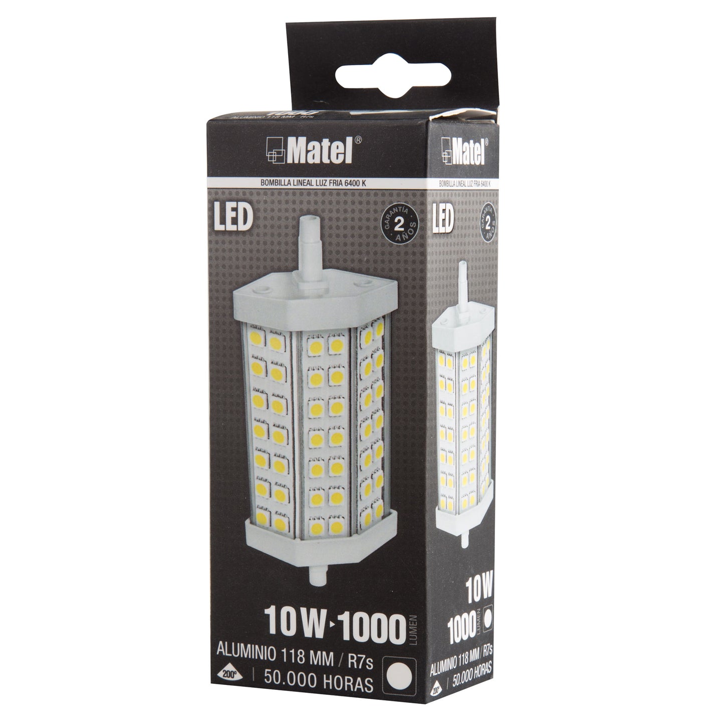 LAMPADA LED R7S 10W 950LM 118MM LUZ QUENTE 2700K 230V (OUTLET STOCK LIMITADO)
