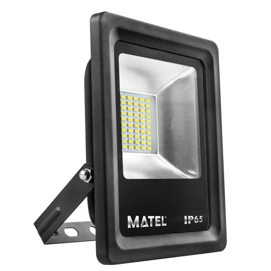 BLACK FLAT ALUMINUM LED SPOTLIGHT 10W 20W 30W 50W 70W 100W 150W 200W IP65 230V AC