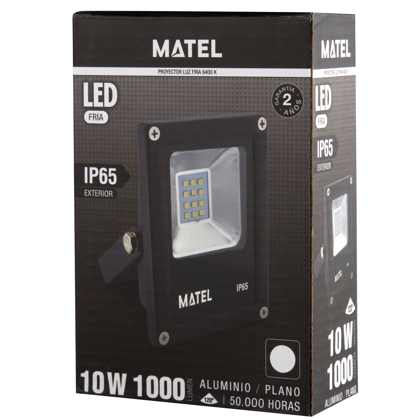 BLACK FLAT ALUMINUM LED SPOTLIGHT 10W 20W 30W 50W 70W 100W 150W 200W IP65 230V AC
