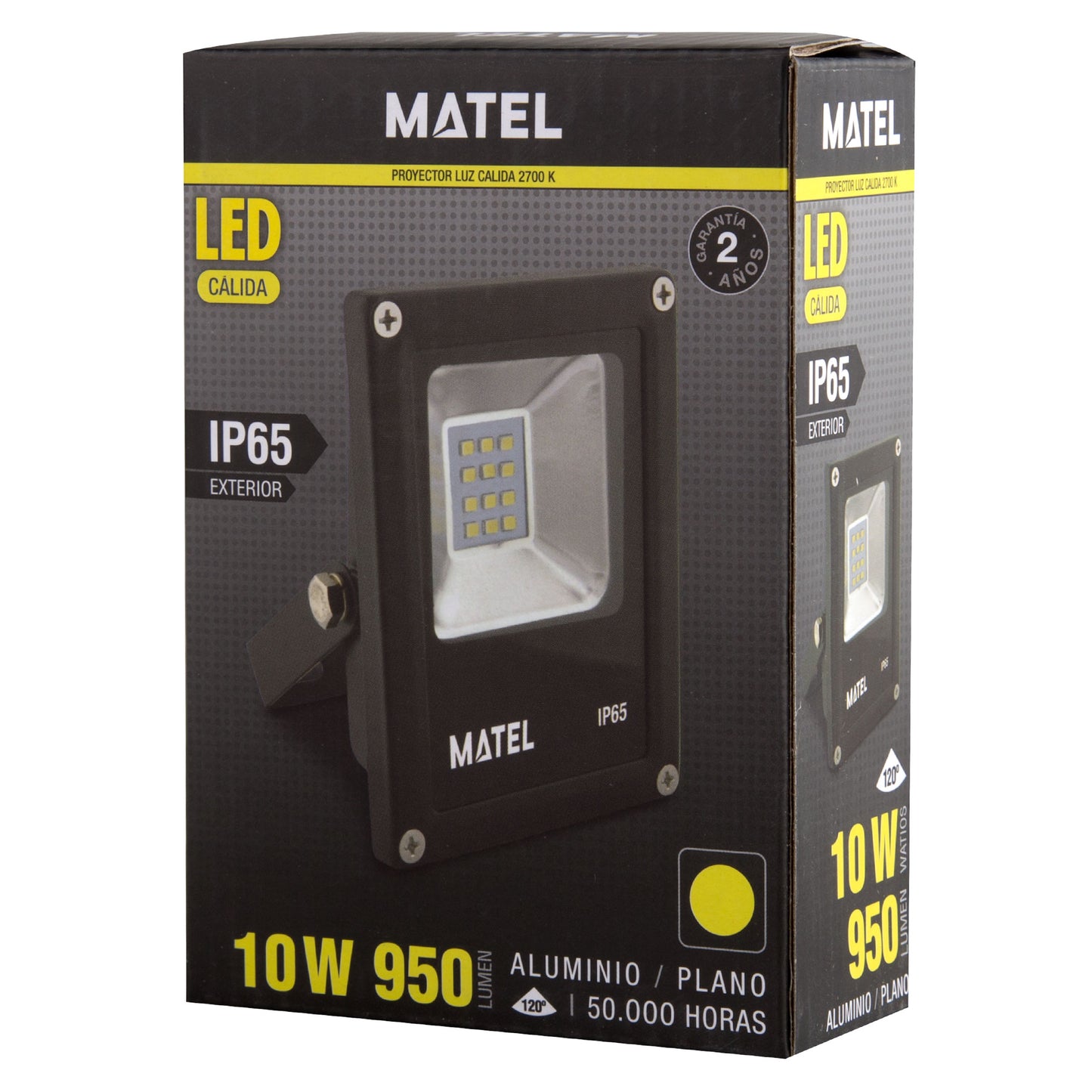 BLACK FLAT ALUMINUM LED SPOTLIGHT 10W 20W 30W 50W 70W 100W 150W 200W IP65 230V AC