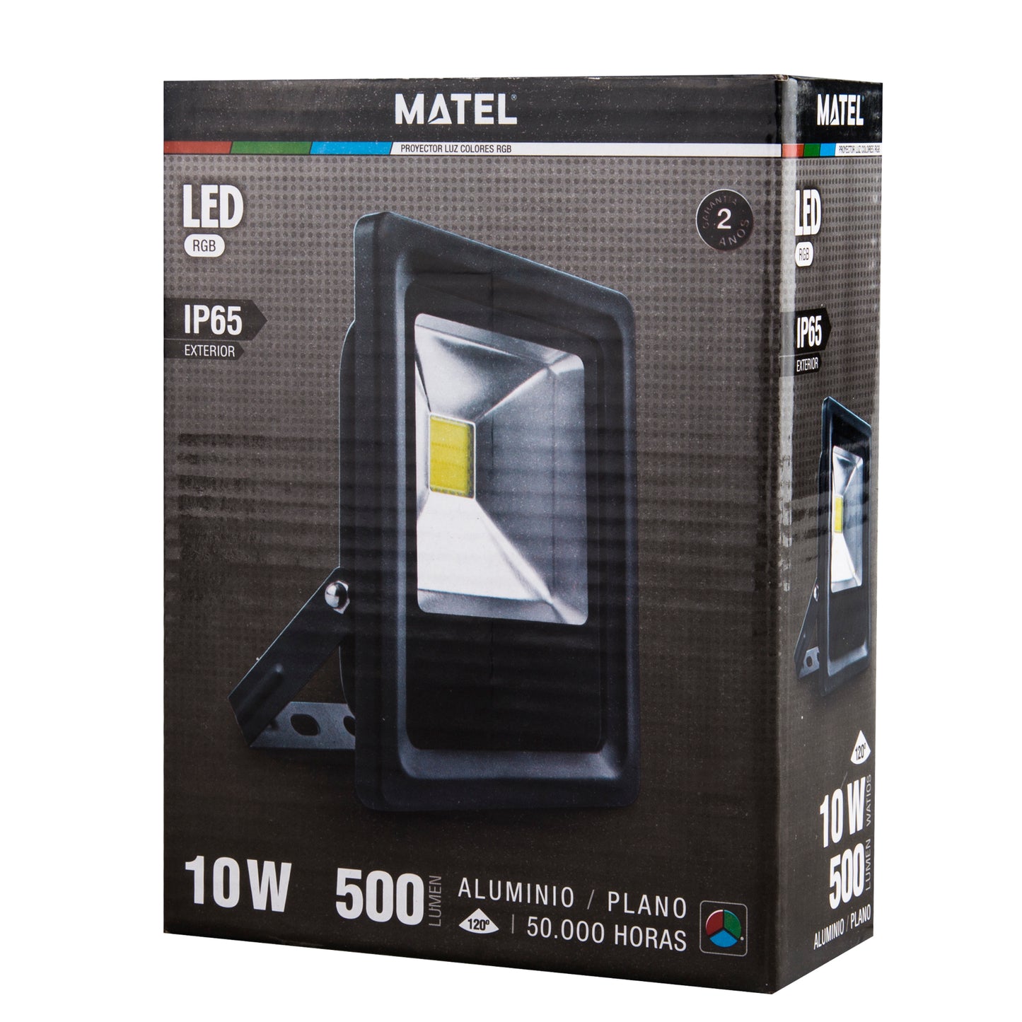 BLACK FLAT ALUMINUM LED SPOTLIGHT 10W 20W 30W 50W 70W 100W 150W 200W IP65 230V AC