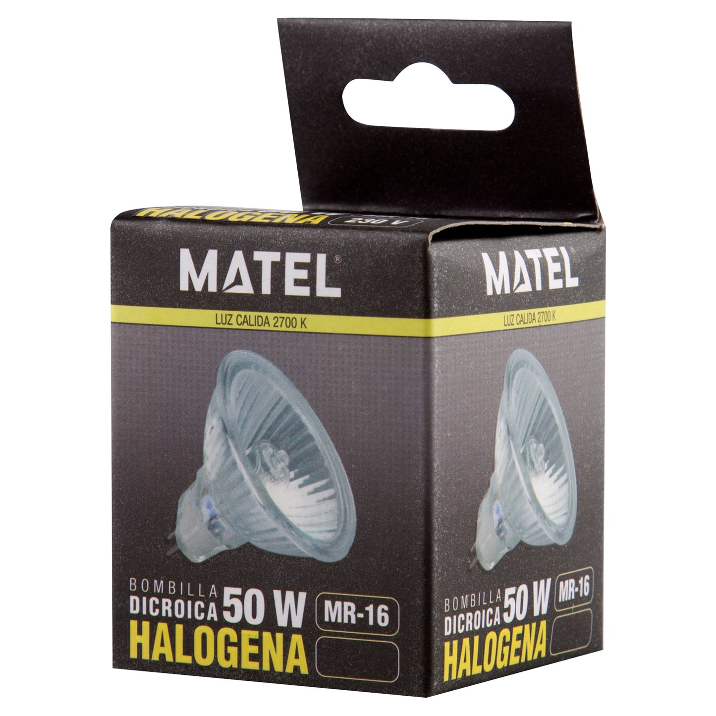 LAMPADA HALOGÉNIO MR16 38º 50W 2700K 230V AC