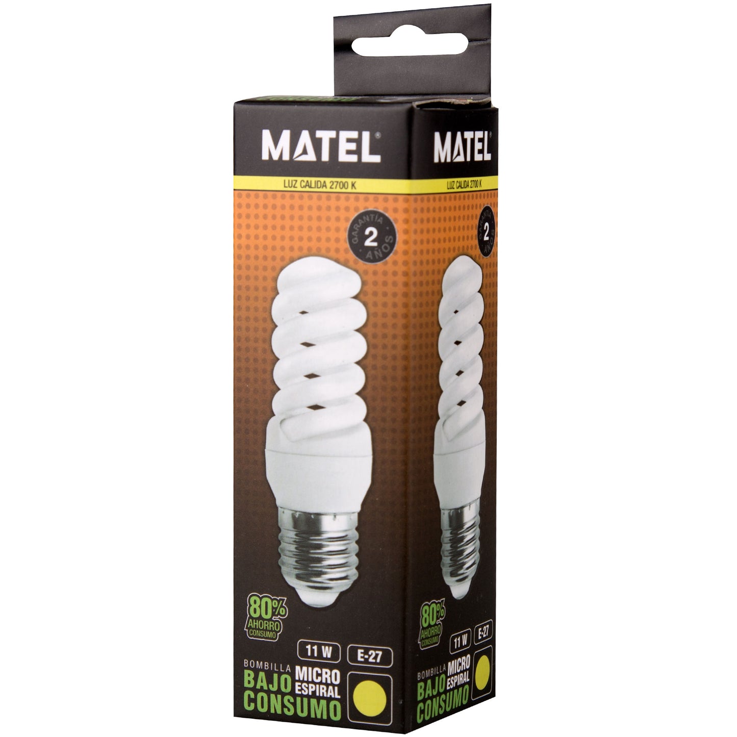 LAMPE E27 CFL MICRO SPIRALE 9W 11W 13W 15W 20W 25W 30W LUMIÈRE FROIDE / LUMIÈRE CHAUDE