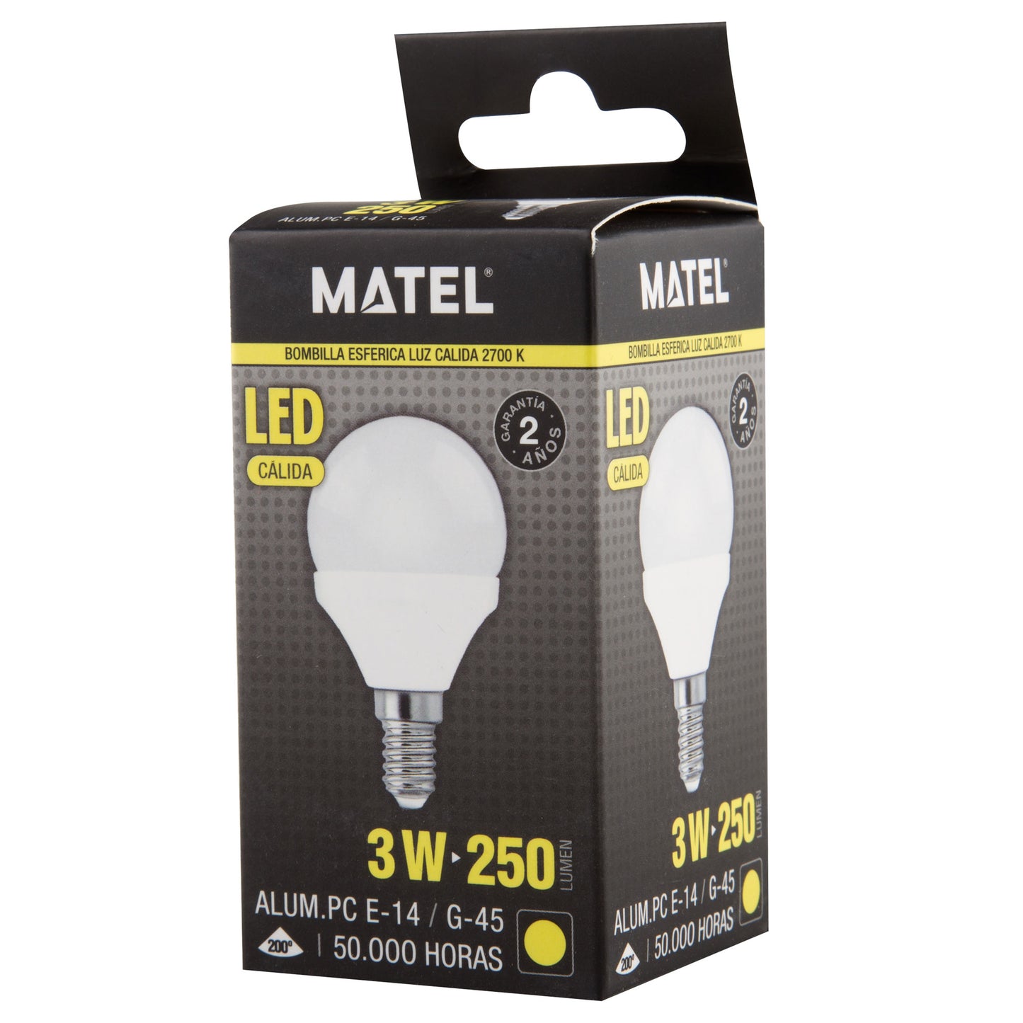 E27 E14 G45 200º 6400 K 4000 K 2700 K 3W 4W 5W 6W 7W 8W 230V AC
