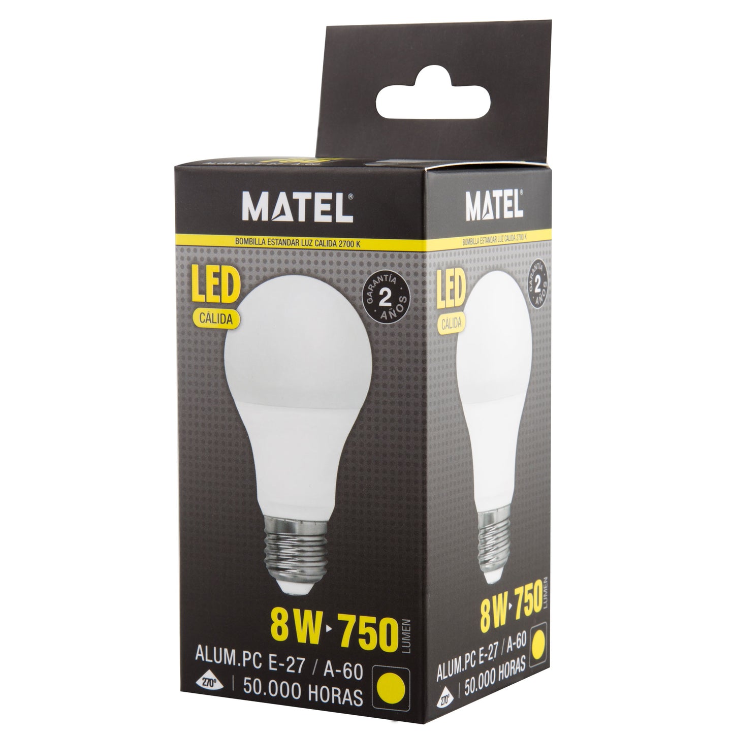 E27 LAMPADA LED NORMAL 270º A60 A120 4W-30W ATE 100LM/W 230V AC