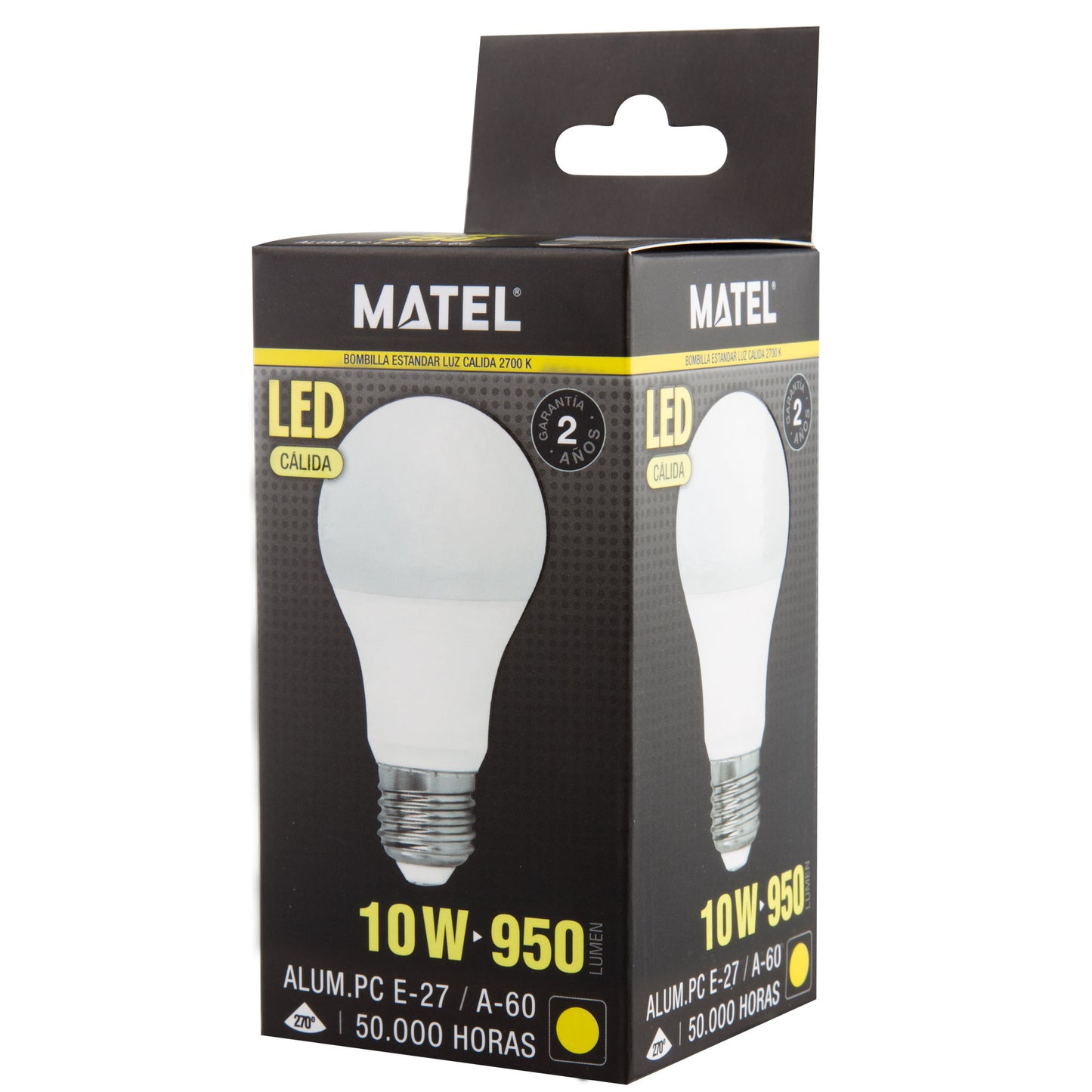 E27 LAMPADA LED NORMAL 270º A60 A120 4W-30W ATE 100LM/W 230V AC