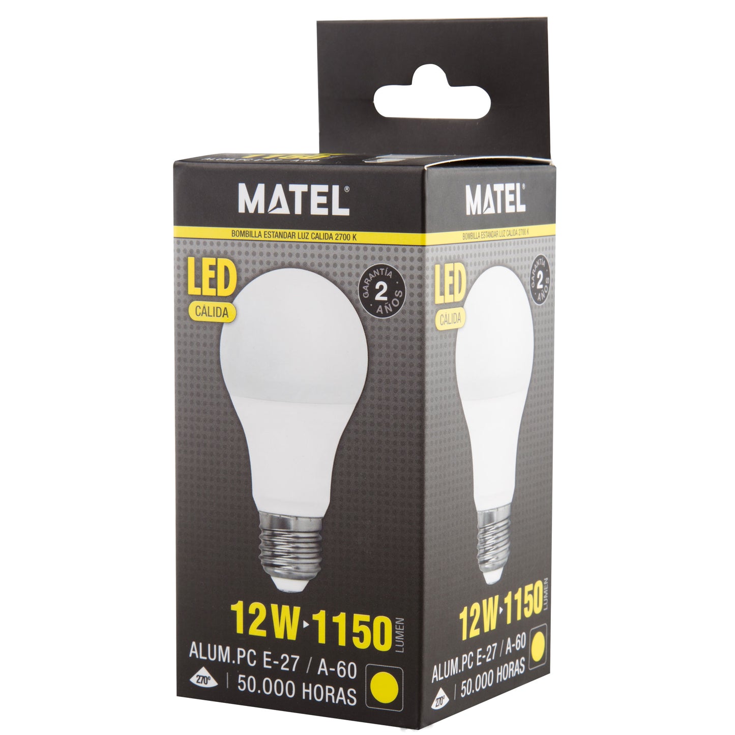 E27 LAMPADA LED NORMAL 270º A60 A120 4W-30W ATE 100LM/W 230V AC