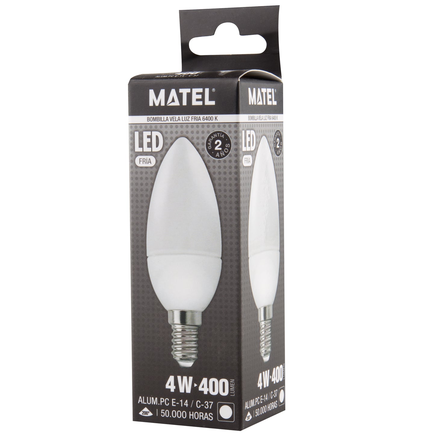 LAMPADA LED VELA E14 E27 DE 3W ATE 8W LUZ FRIA / NEUTRA / QUENTE C37 200º 230V AC