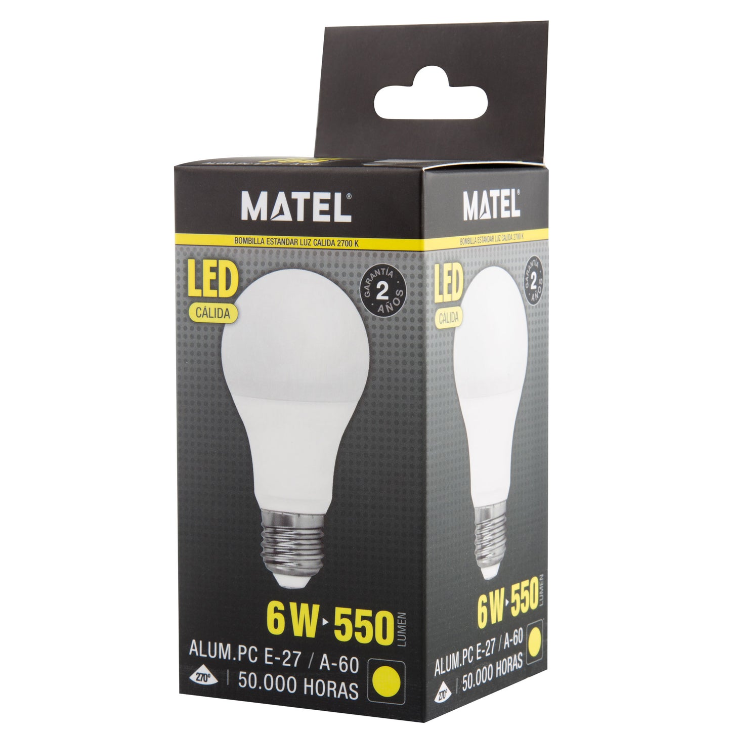 E27 LAMPADA LED NORMAL 270º A60 A120 4W-30W ATE 100LM/W 230V AC