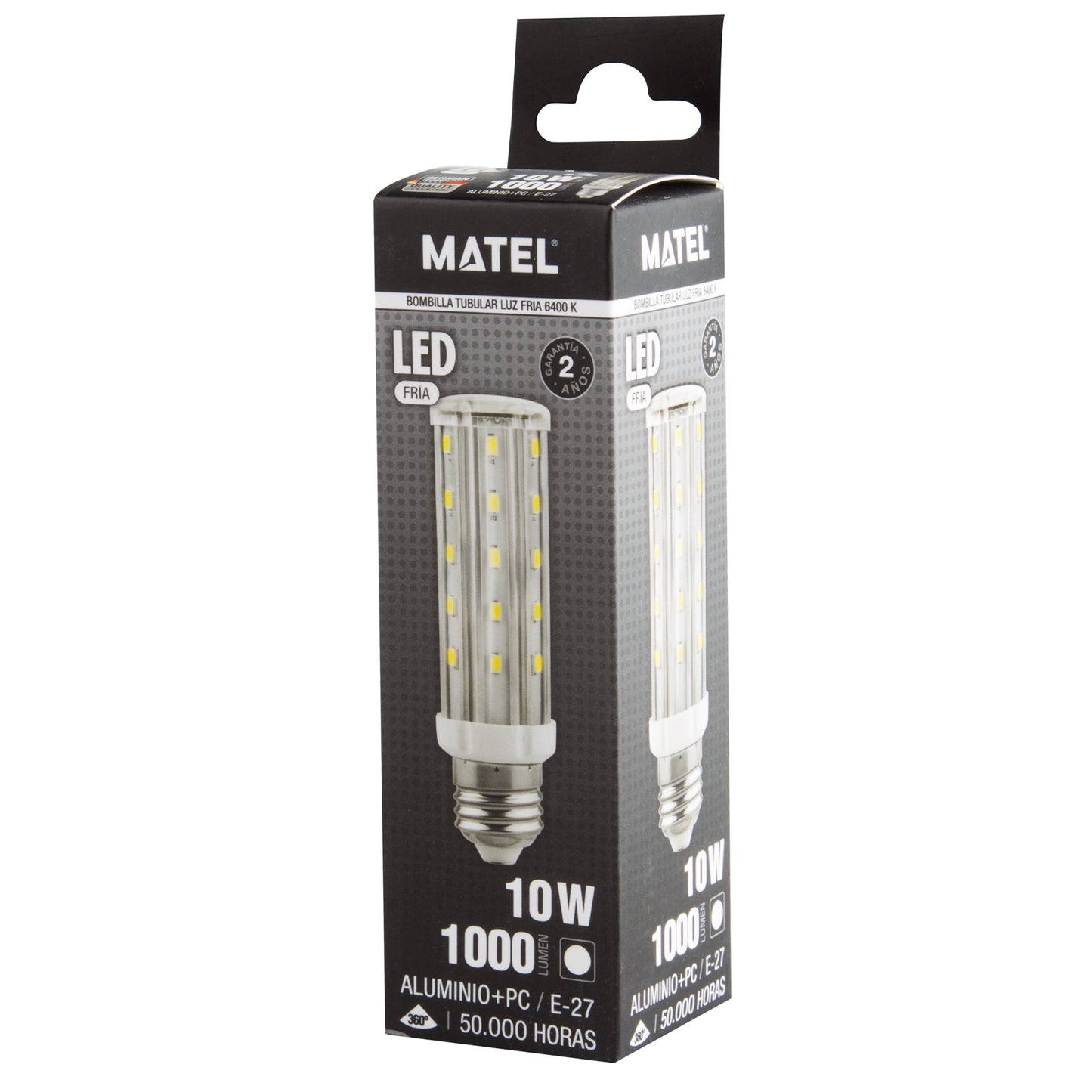 LAMPADA LED TUBULAR E27 8W 10W 12W 25W 30W 40W 50W 60W 360º 230V AC
