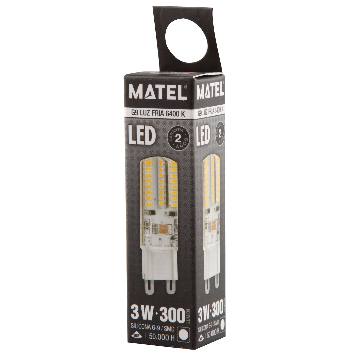 LAMPADA LED MATEL G9 SILICONA 3W