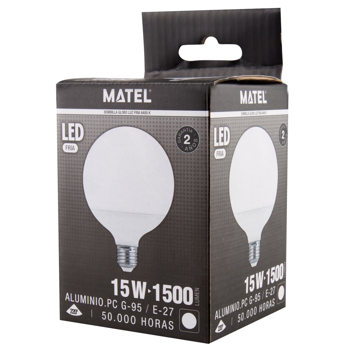 LAMPADA LED 12W 15W 18W G80 G95 G120 E27 GLOBO 230V AC